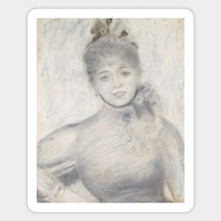 Portrait of Severine by Auguste Renoir Magnet